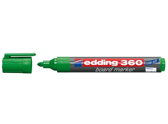 EDDING  360 valkotaulukynä 1,5-3mm vihreä