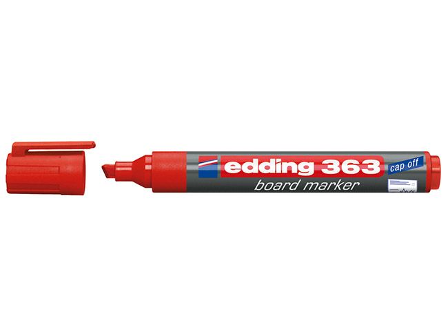 EDDING  363 valkotaulukynä 1-5mm punainen