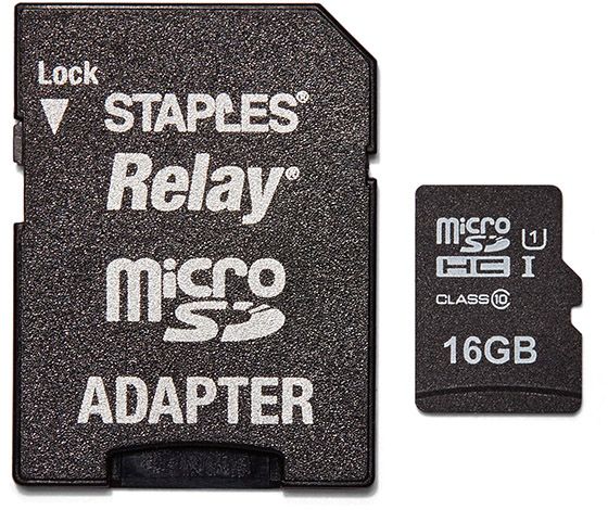 STAPLES  MicroSDHC Relay muistikortti 16GB
