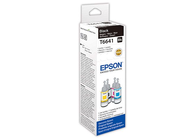 EPSON  T6641 täyttömuste 70ml pullo musta