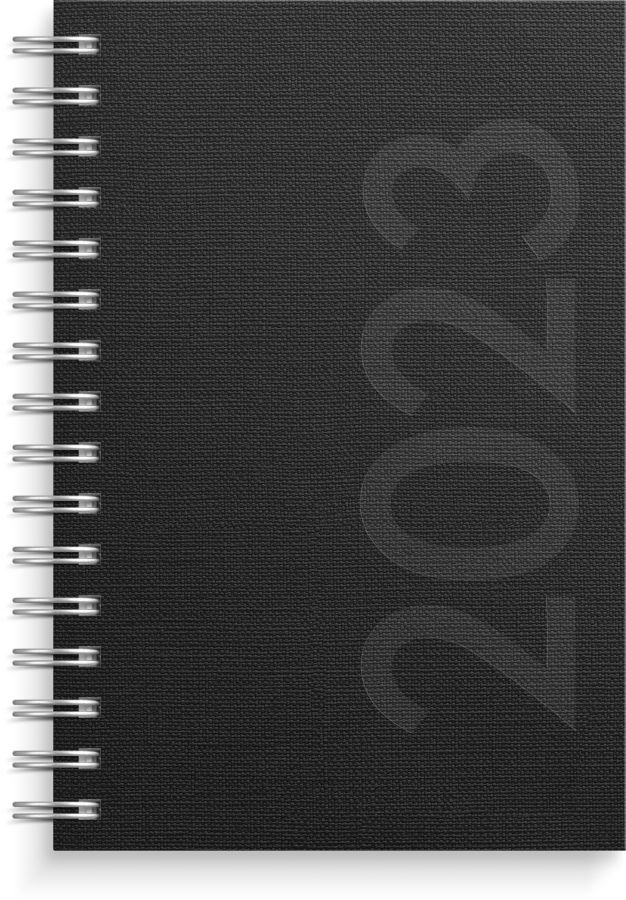 BURDE  Päiväkirja Nomad musta FSC Mix 2023