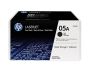 HP CE505D laservärikasetti 05A musta 2x2,3K