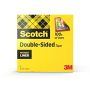 SCOTCH 665 2-puoleinen muoviteippi 12mmx33m kirkas