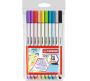 STABILO Pen 68 Brush 568/10-11 sivellinkynä 10 väriä