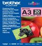 BROTHER Glossy photopaperi A3 260g/20