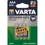 VARTA Recharge Accu akkuparisto AAA HR03 800 mAh/4