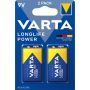 VARTA Longlife Power paristo 9V 6LR61