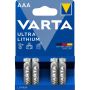 VARTA Ultra Lithium paristo AAA blister/4