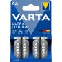 VARTA Ultra Lithium paristo AA blister/4