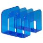 DURABLE Trend kirjateline 3-osainen läpinäkyvä sininen