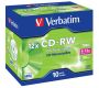 VERBATIM CD-RW levy 700MB 12X Jewelcase