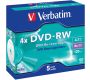 VERBATIM DVD-RW levy 4,7GB 4X Jewelcase
