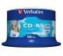 VERBATIM CD-R levy 700MB 52X tulostettava purkkipakkaus