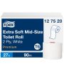 TORK 127520 Mid-size Premium Soft WC-paperi T6 valkoinen/27
