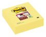 POST-IT Super Sticky viestilappu viivat 101x101mm Canary Yellow/3