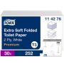 TORK 114276 Extra Soft WC-paperi T3 arkitettu 30x252 arkkia valkoinen